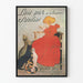 Vintage poster of sterilized pure milk from La Vingeanne