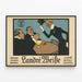 Vintage Landré Weisse advertising poster for Berlin-style wheat beer — framed artwork on a wall