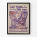 Vintage Poster Last Night as I Lay by the Camp Fire