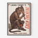 Vintage poster of Eden-Theatre Lauri-Lauri's monkey at the mirror