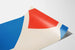 Red, Blue, and White Geometric Poster - Wall Decoration Artem Legrand