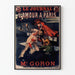 Vintage poster Le Journal - De liefde in Parijs door M. Goron
