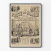 Vintage poster Le Pacte de Famine - Prise de la Bastille 1789