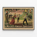 Vintage Poster Le Petit Journal - The Mask of Love by Daniel Lesueur — framed artwork on a wall