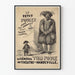 Vintage Poster of Le Petit Poucet Vaudeville in 5 Acts