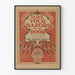 Vintage muziekposter Leave Your Razors at the Door