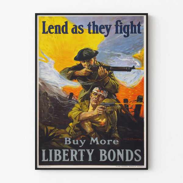 Propagandaposter Oorlog - Koop Meer Liberty Bonds
