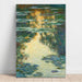 Reproductie van het schilderij de Waterlelies (1907) van Claude Monet