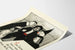 Illustrated Poster Gargantua Chapter XXI - Literary Quote in Black and Red