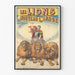 Vintage Poster of the Lions of the New Circus