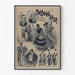 Vintage poster Les Théovallier eccentric dancers