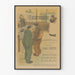 Vintage poster l'Escarmouche geïllustreerd weekblad