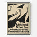 Grafische poster Licht und Schatten met silhouetten en uitgerekte schaduwen
