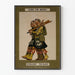 Vintage military poster Line Up Boys in kilt