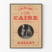 Vintage poster of The Goose of Cairo, Mozart's comic opera
