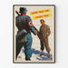 World War II Military Propaganda Poster - Loose Talk Can Cause This