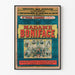 Vintage theaterposter Madame Boniface - Retro muurschildering decoratie