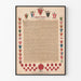 Decoratieve poster Magna Carta met wapenschilden en middeleeuwse zegels
