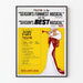 Vintage muziekposter Mamie stijl art deco