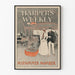 Vintage poster Harper's Weekly Midsummer Number muurdecoratie