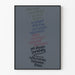 Poster Citaat Huwelijk en Cisailles Modern Ontwerp