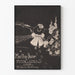 Vintage Martha-Jane Poster in Black and White