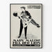 Vintage Mary Malone poster from Red Lion in black and white