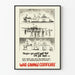 Vintage poster oorlogsbesparingscertificaten - Retro wanddecoratie