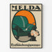 Vintage poster Melda ontstoffingspomp wanddecoratie
