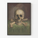 Poster schedel Memento Mori voor wanddecoratie