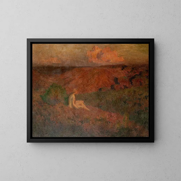 Solitude - Émile-René Ménard — ingelijst kunstwerk aan de muur