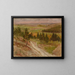 Landschap van de Ardennen - Émile Barau — ingelijst kunstwerk aan de muur