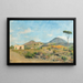 Mont Vésuve - Émile Friant — framed artwork on a wall