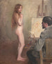 Mystieke schilderkunst - Émile Friant — weergave van het kunstwerk