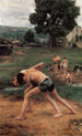 Strijd - Émile Friant — weergave van het kunstwerk
