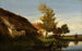 Boerderij aan de waterkant - Émile Lambinet — weergave van het kunstwerk