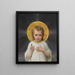 Jezus - Émile Munier — ingelijst kunstwerk aan de muur