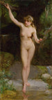 De zwemster - Émile Munier — weergave van het kunstwerk