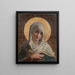 De Maagd in buste - Émile Munier — ingelijst kunstwerk aan de muur
