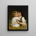 Affection maternelle - Émile Munier — framed artwork on a wall
