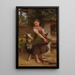 La Petite Bergère - Émile Munier — ingelijst kunstwerk aan de muur