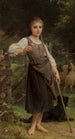 De herderin - Émile Munier — weergave van het kunstwerk