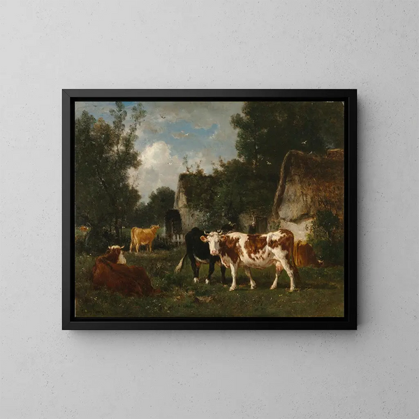 Het Molen - Émile van Marcke — ingelijst kunstwerk aan de muur