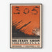 Vintage military poster 305th Infantry Military Show 1917
