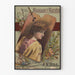 Vintage poster van Miss Margaret Mather - Artistieke wanddecoratie