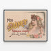 Vintage Poster Miss Sidney Living Pictures Fin de Siècle — framed artwork on a wall