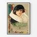 Vintage poster Money Money Money met vrouwelijke portret