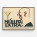 Vintage Müller Extra Poster - Elegante Muurdecoratie — ingelijst kunstwerk aan de muur