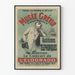 Vintage poster Musée Grévin Audities Telefoongesprekken Het concert van Eldorado