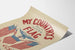 Vintage poster My Country's Flag with American flags and eagle